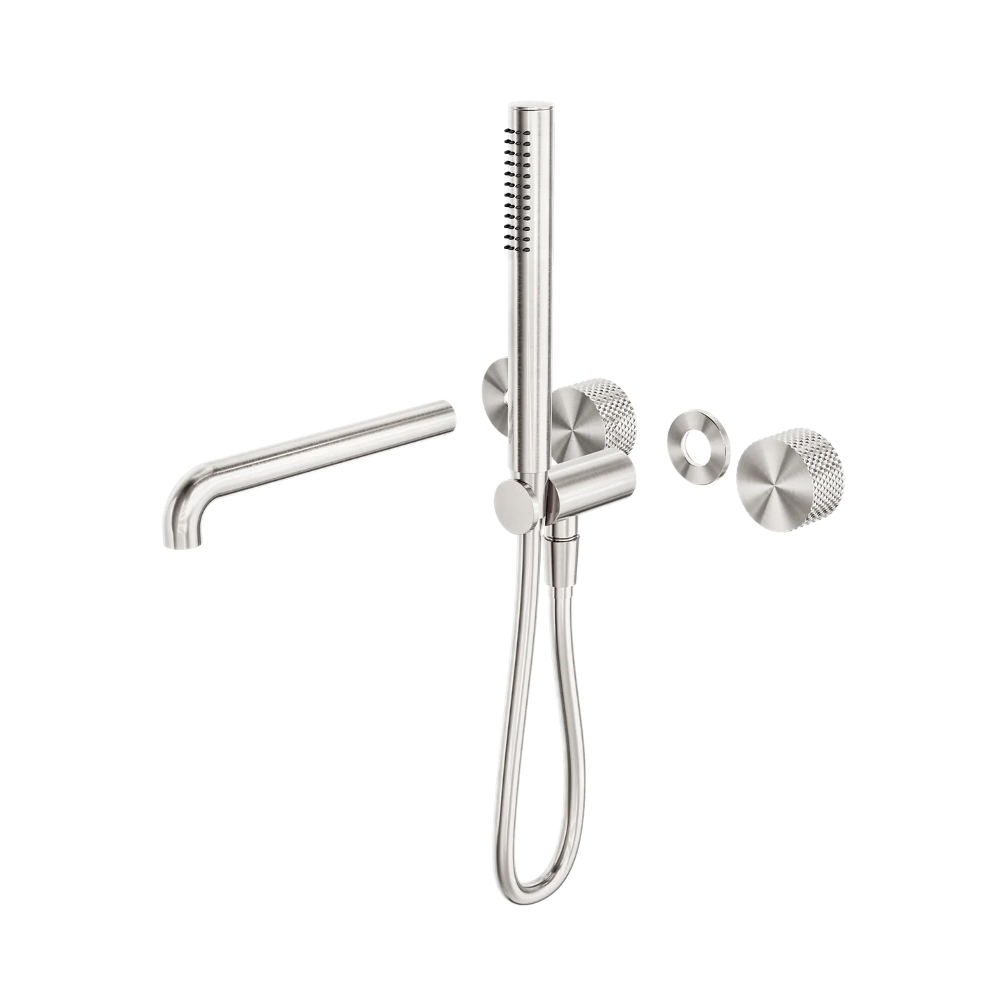 Opal Progressive Shower System Separate Plate With Spout 230mm Trim Kits Only Brushed Nickel