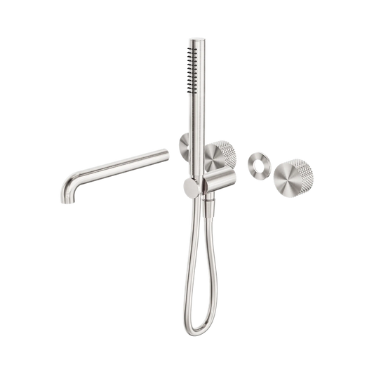 Opal Progressive Shower System Separate Plate With Spout 230mm Trim Kits Only Brushed Nickel