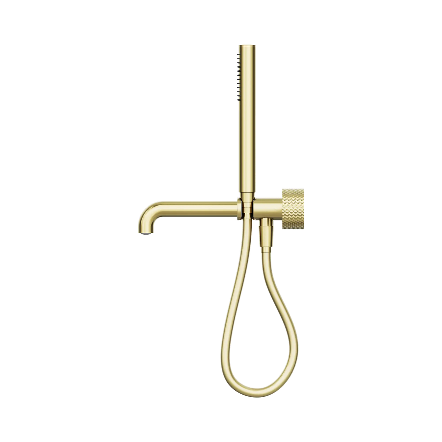 Opal Progressive Shower System Separate Plate With Spout 250mm Brushed Gold