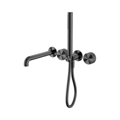 Opal Progressive Shower System Separate Plate With Spout 250mm Graphite