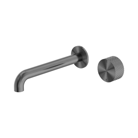 Opal Progressive Wall Basin/Bath Set 185mm Graphite
