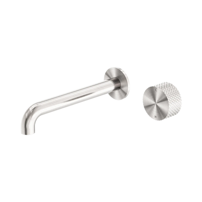 Opal Progressive Wall Basin/Bath Set 260mm Brushed Nickel