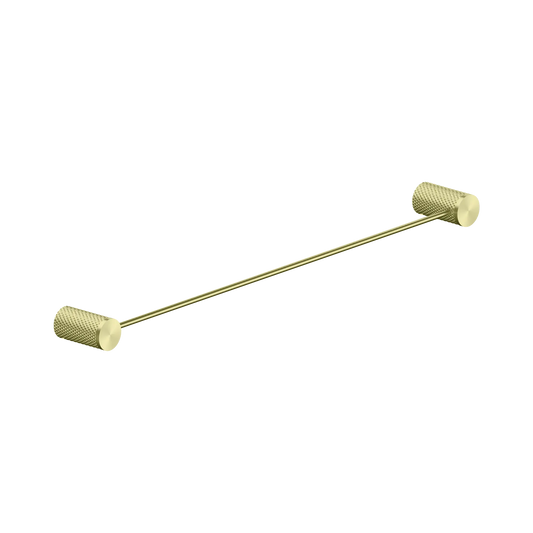 Opal Single Towel Rail 600mm Brushed Gold
