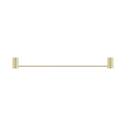 Opal Single Towel Rail 600mm Brushed Gold