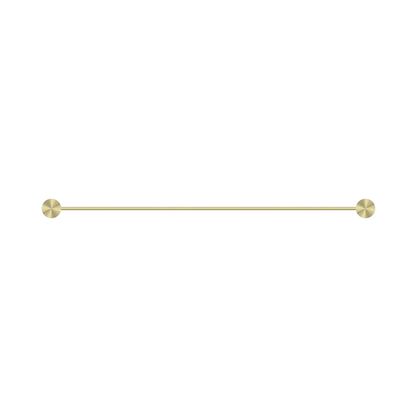 Opal Single Towel Rail 600mm Brushed Gold