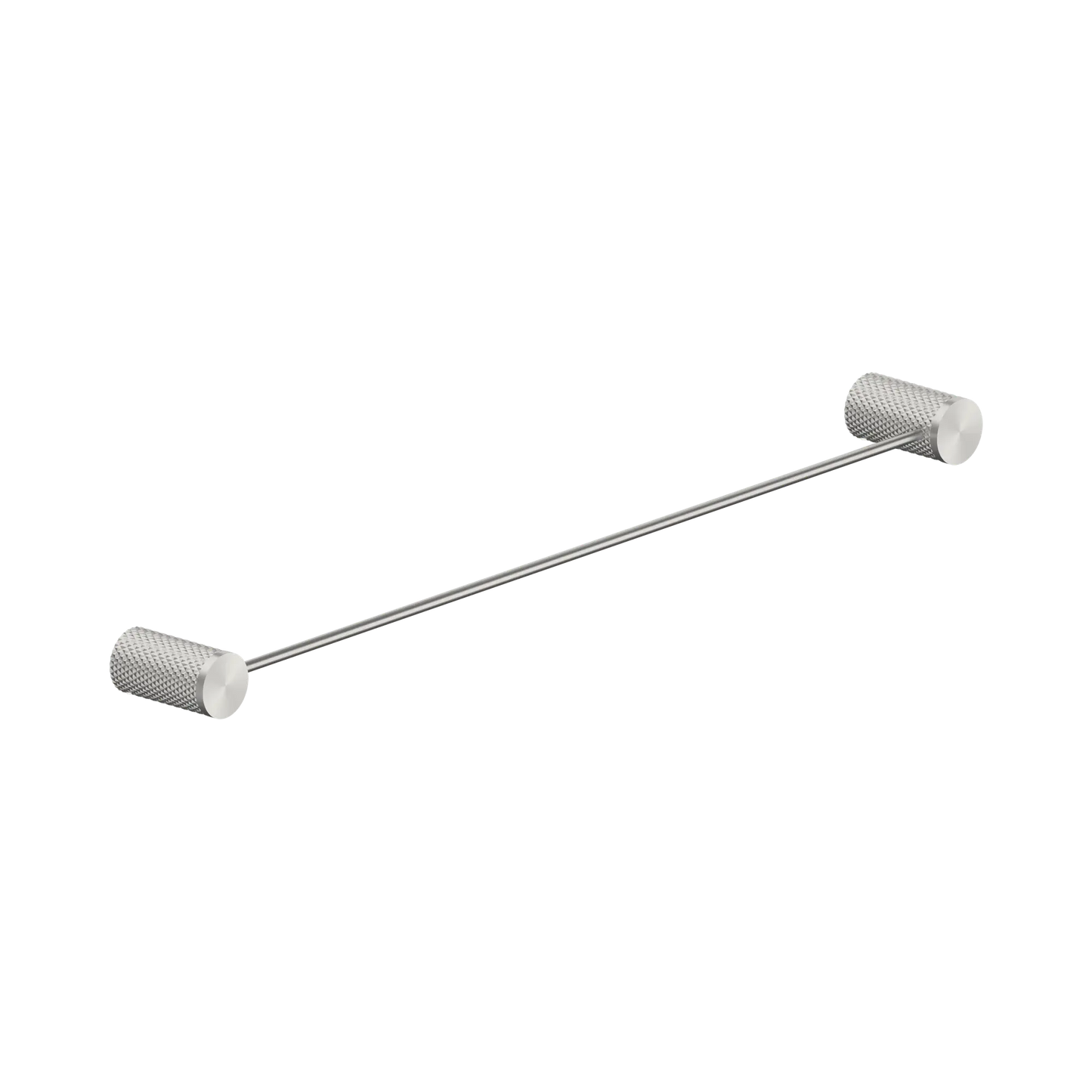 Opal Single Towel Rail 600mm Brushed Nickel