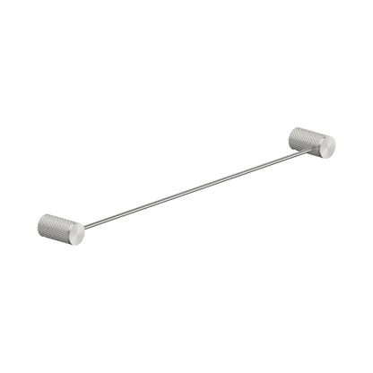 Opal Single Towel Rail 600mm Brushed Nickel