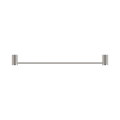 Opal Single Towel Rail 600mm Brushed Nickel