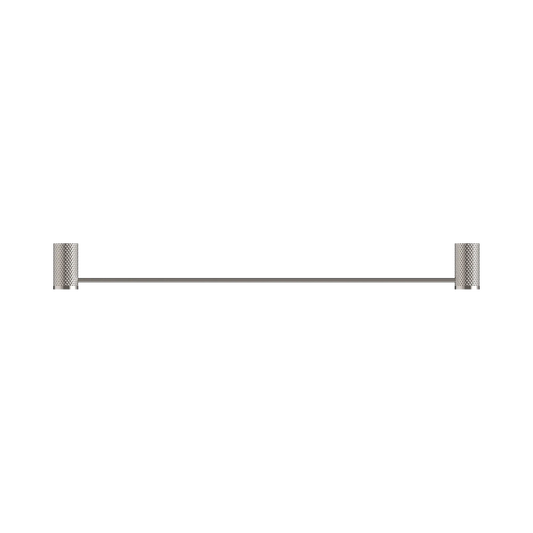 Opal Single Towel Rail 600mm Brushed Nickel