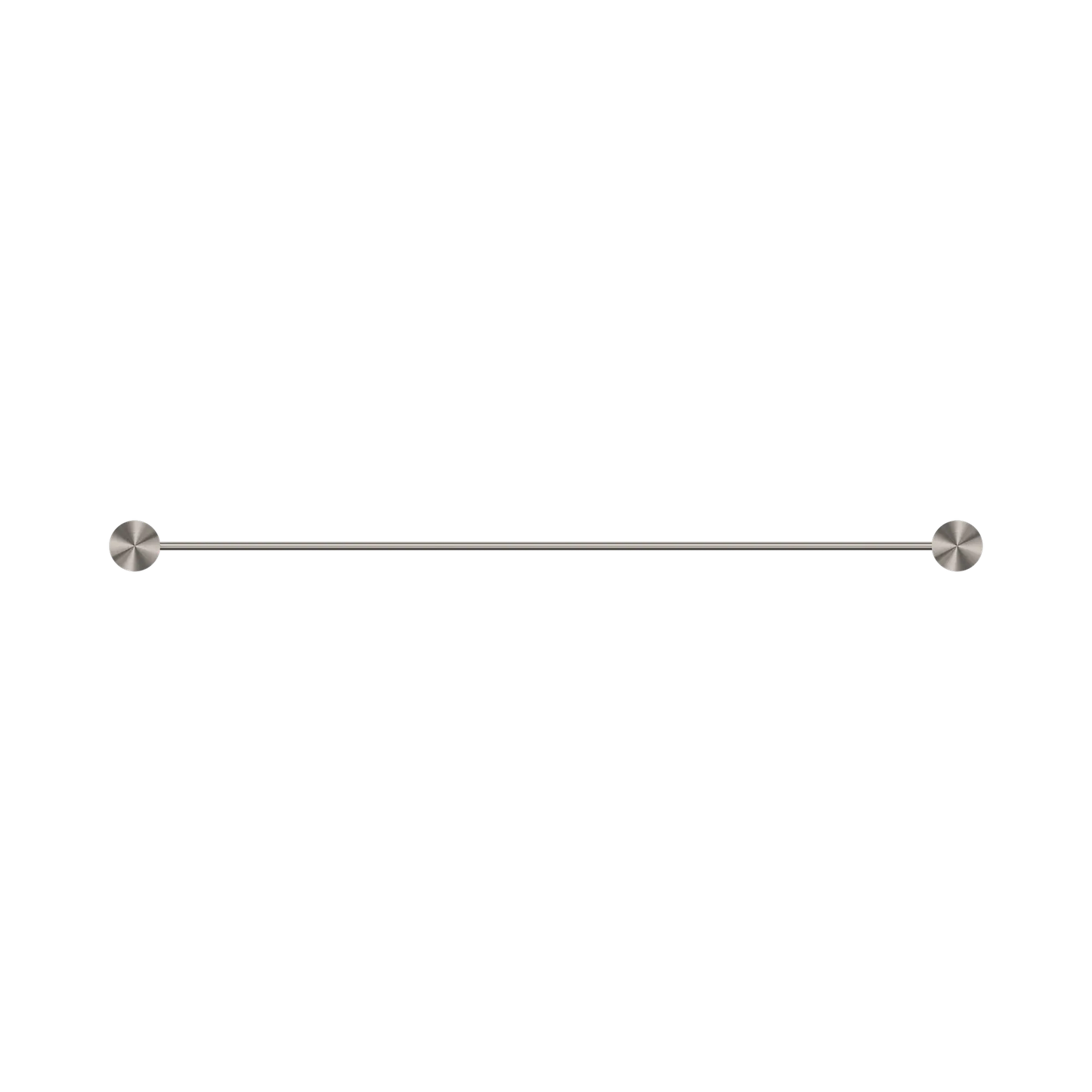Opal Single Towel Rail 600mm Brushed Nickel