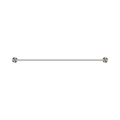 Opal Single Towel Rail 600mm Brushed Nickel
