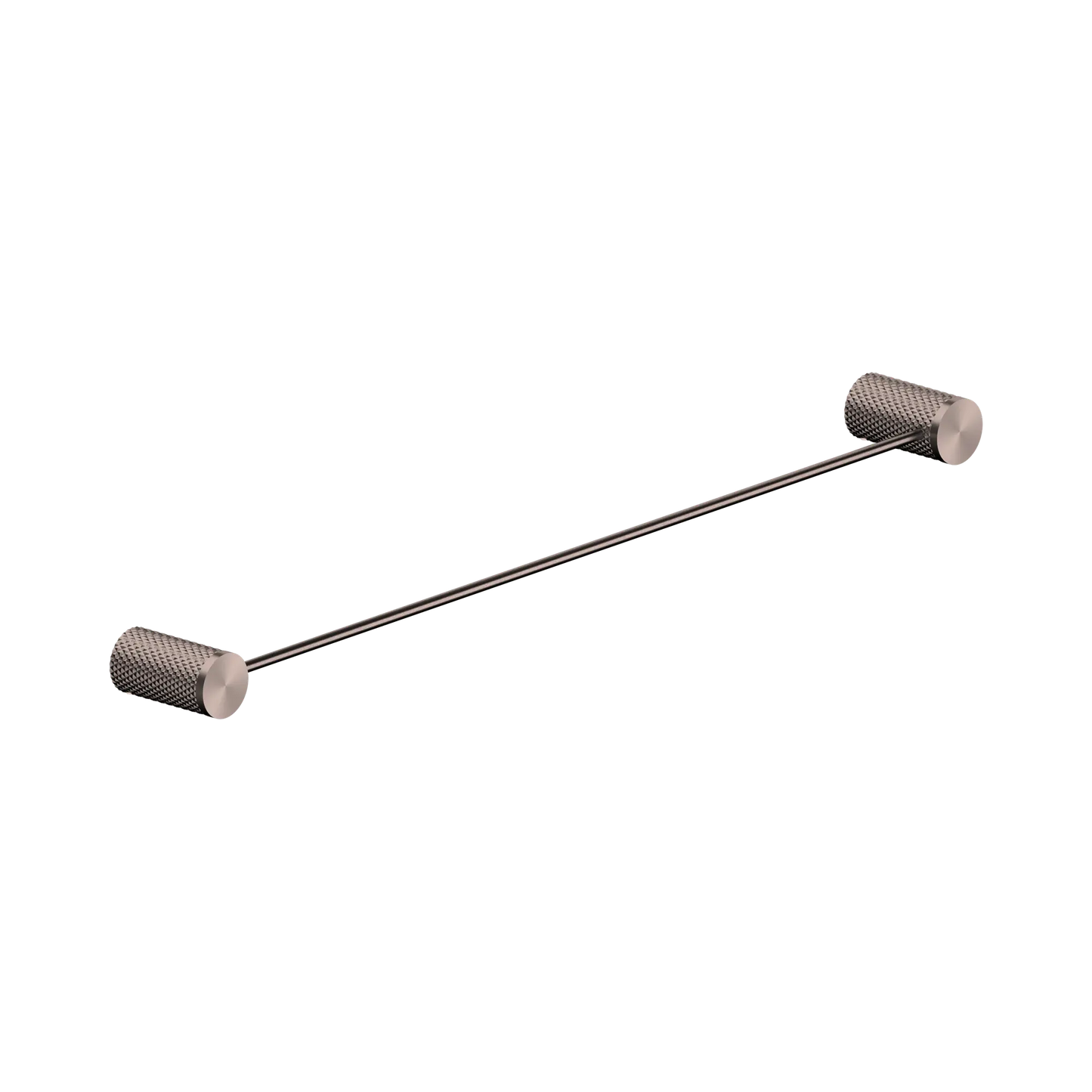 Opal Single Towel Rail 600mm Brushed Bronze
