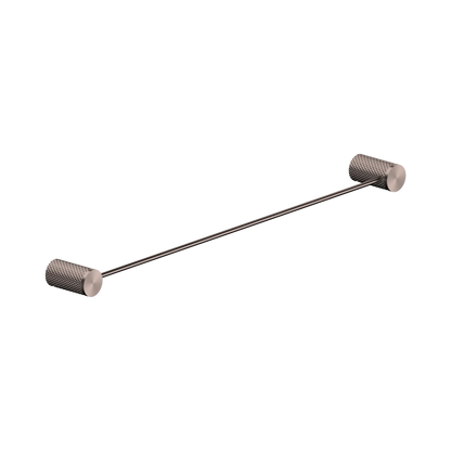Opal Single Towel Rail 600mm Brushed Bronze