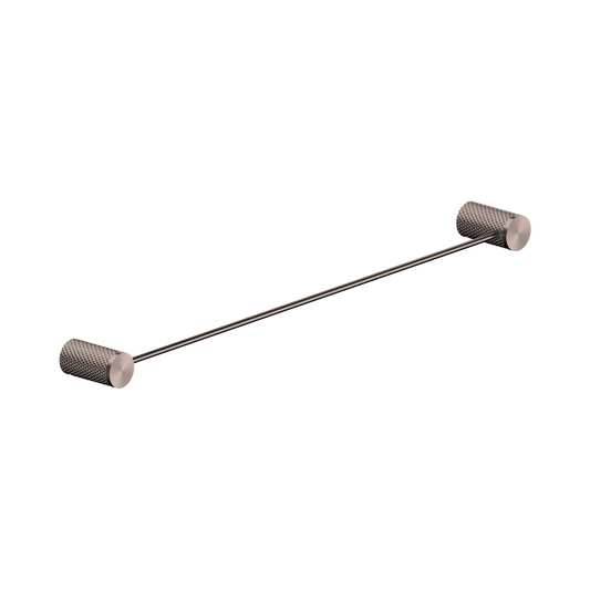 Opal Single Towel Rail 600mm Brushed Bronze