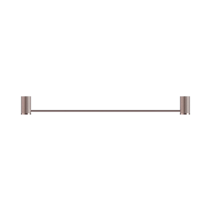 Opal Single Towel Rail 600mm Brushed Bronze