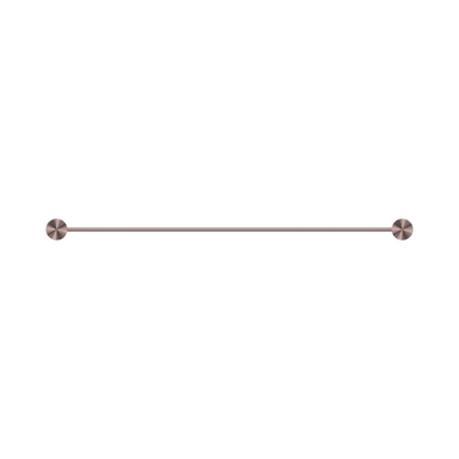 Opal Single Towel Rail 600mm Brushed Bronze
