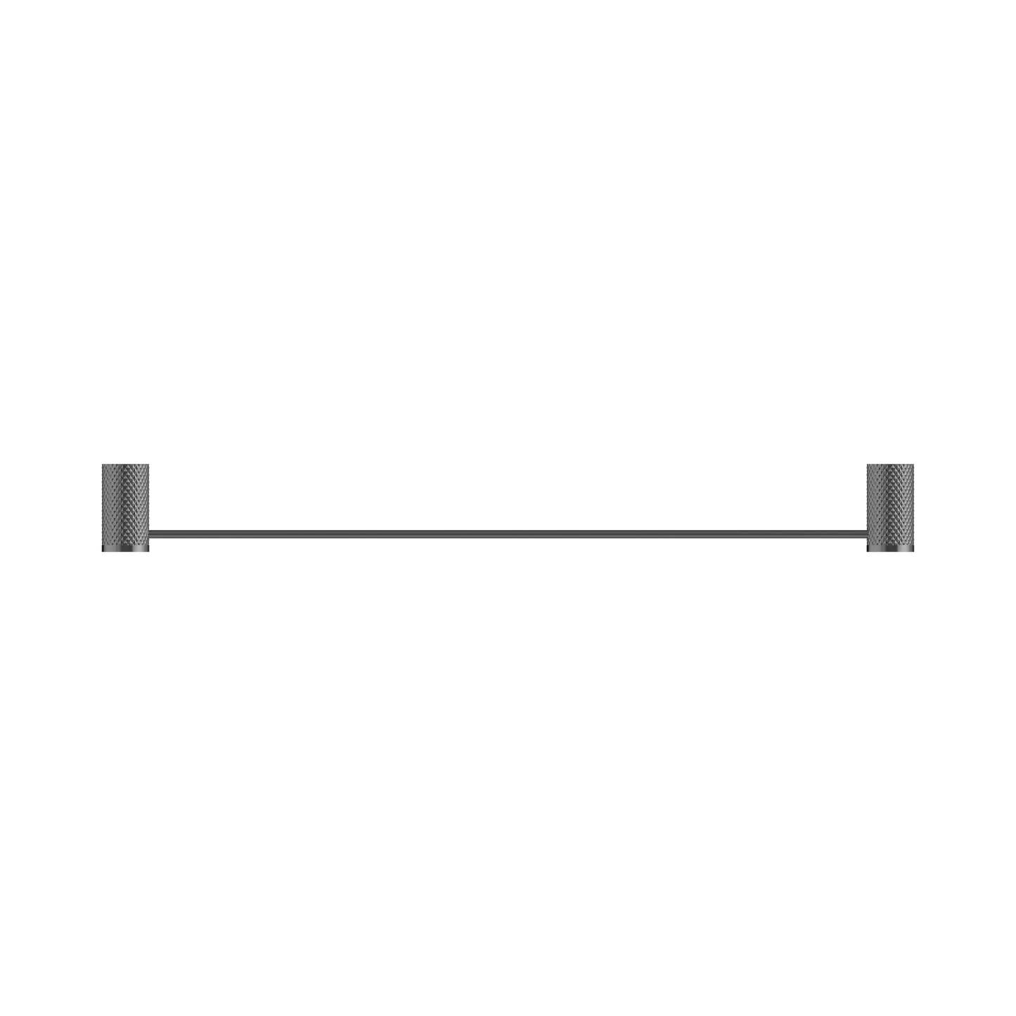 Opal Single Towel Rail 600mm Graphite
