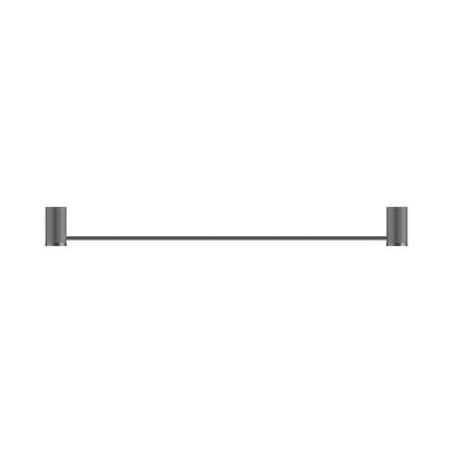 Opal Single Towel Rail 600mm Graphite
