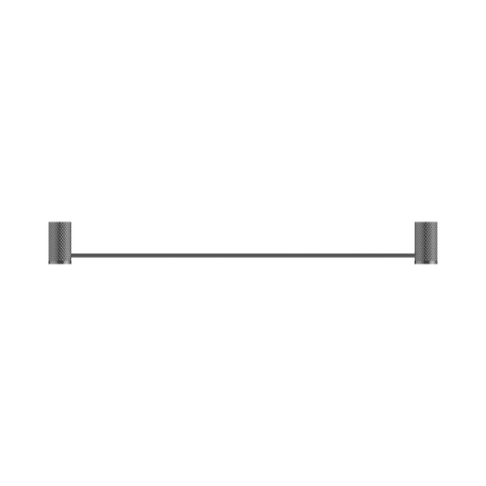 Opal Single Towel Rail 600mm Graphite