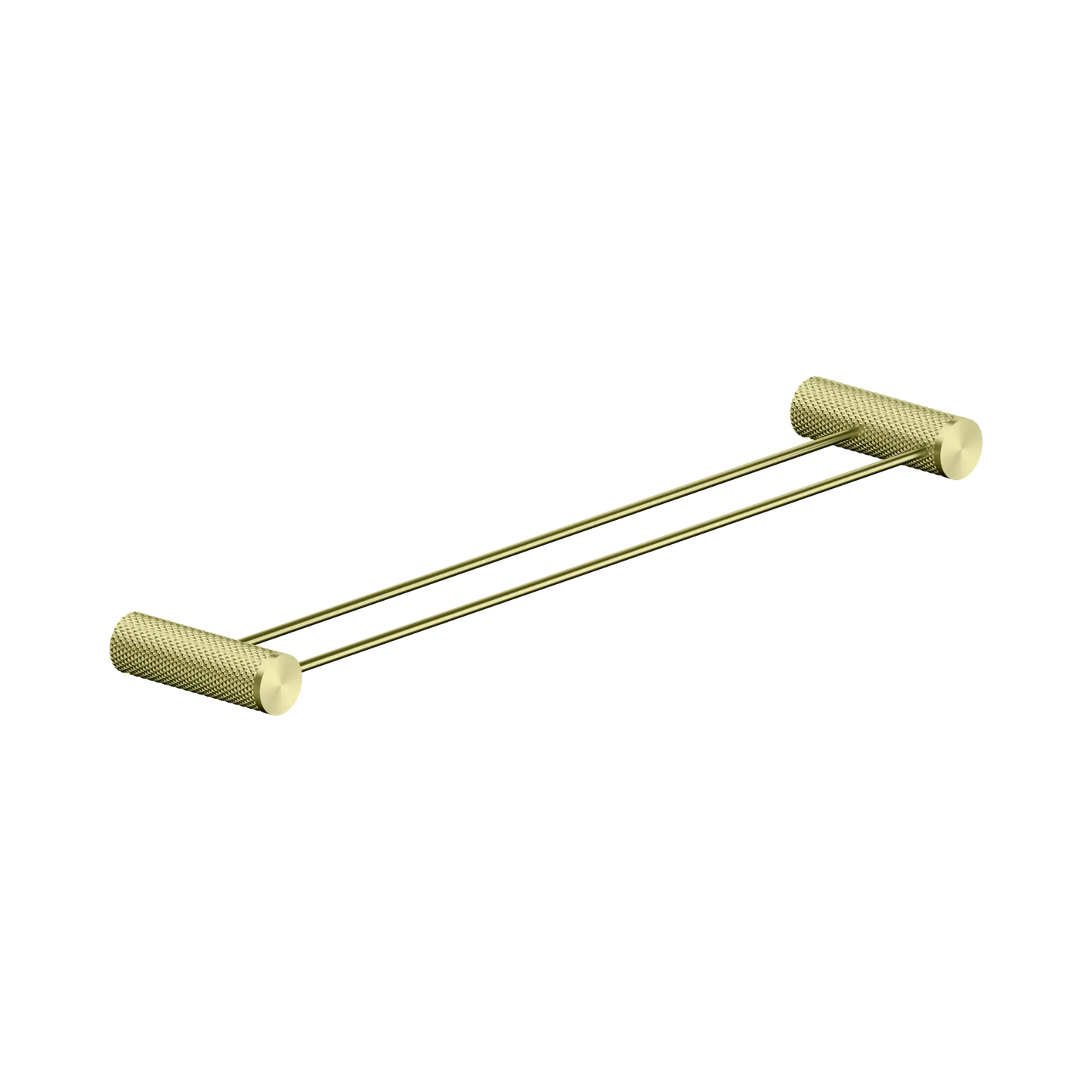 Opal Double Towel Rail 600mm Brushed Gold