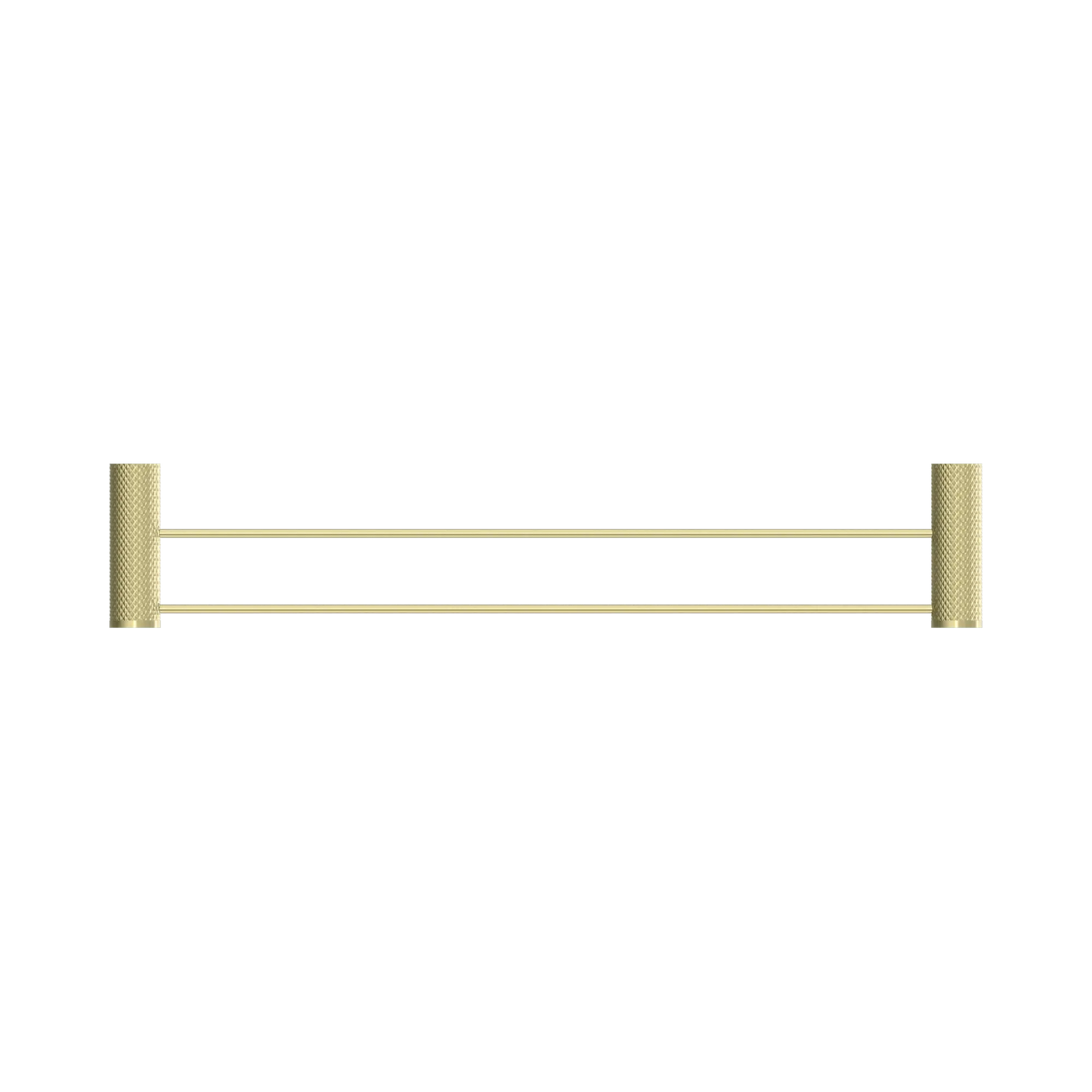 Opal Double Towel Rail 600mm Brushed Gold