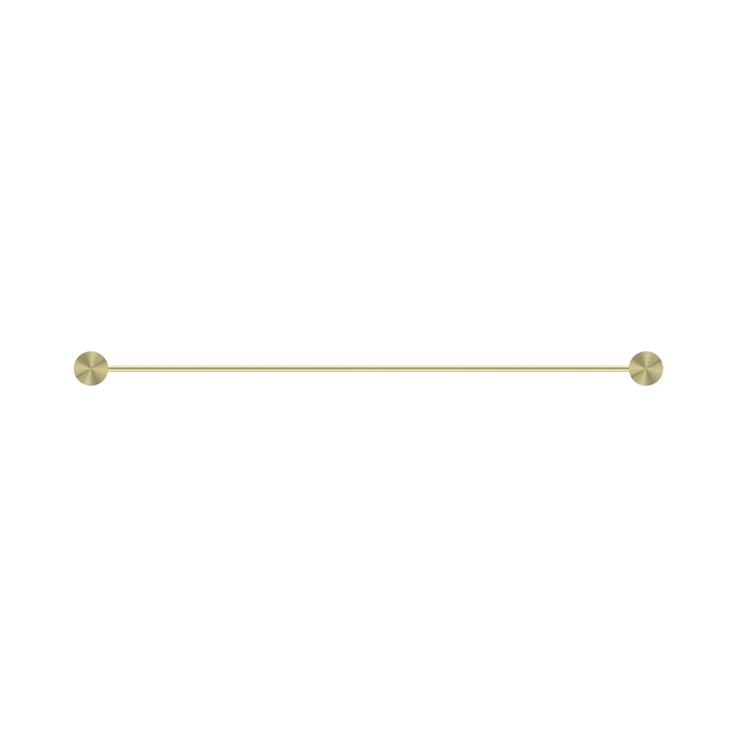 Opal Double Towel Rail 600mm Brushed Gold