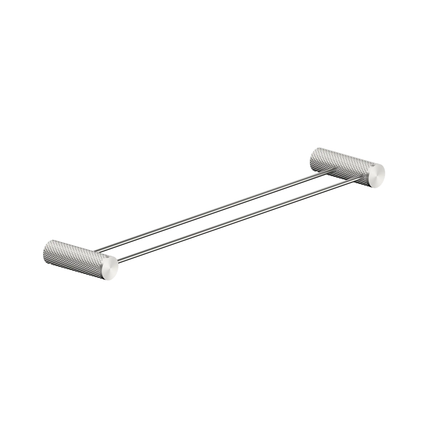 Opal Double Towel Rail 600mm Brushed Nickel