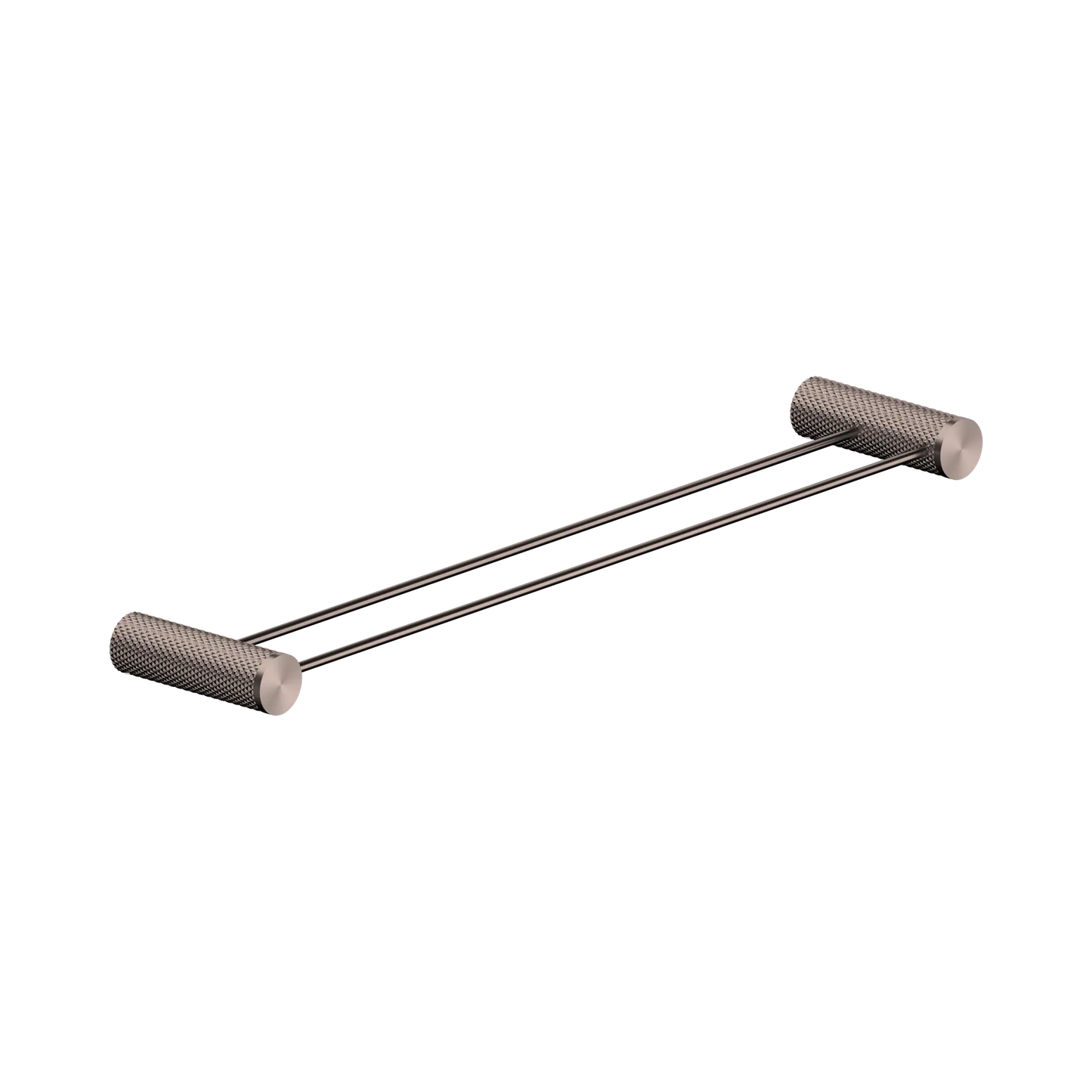 Opal Double Towel Rail 600mm Brushed Bronze