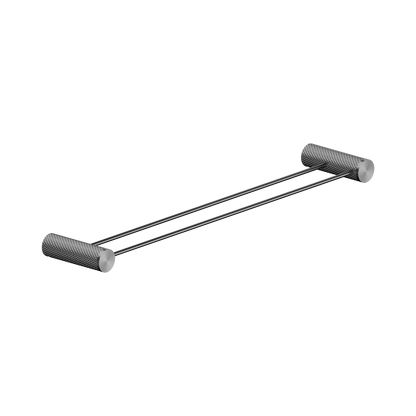 Opal Double Towel Rail 600mm Graphite
