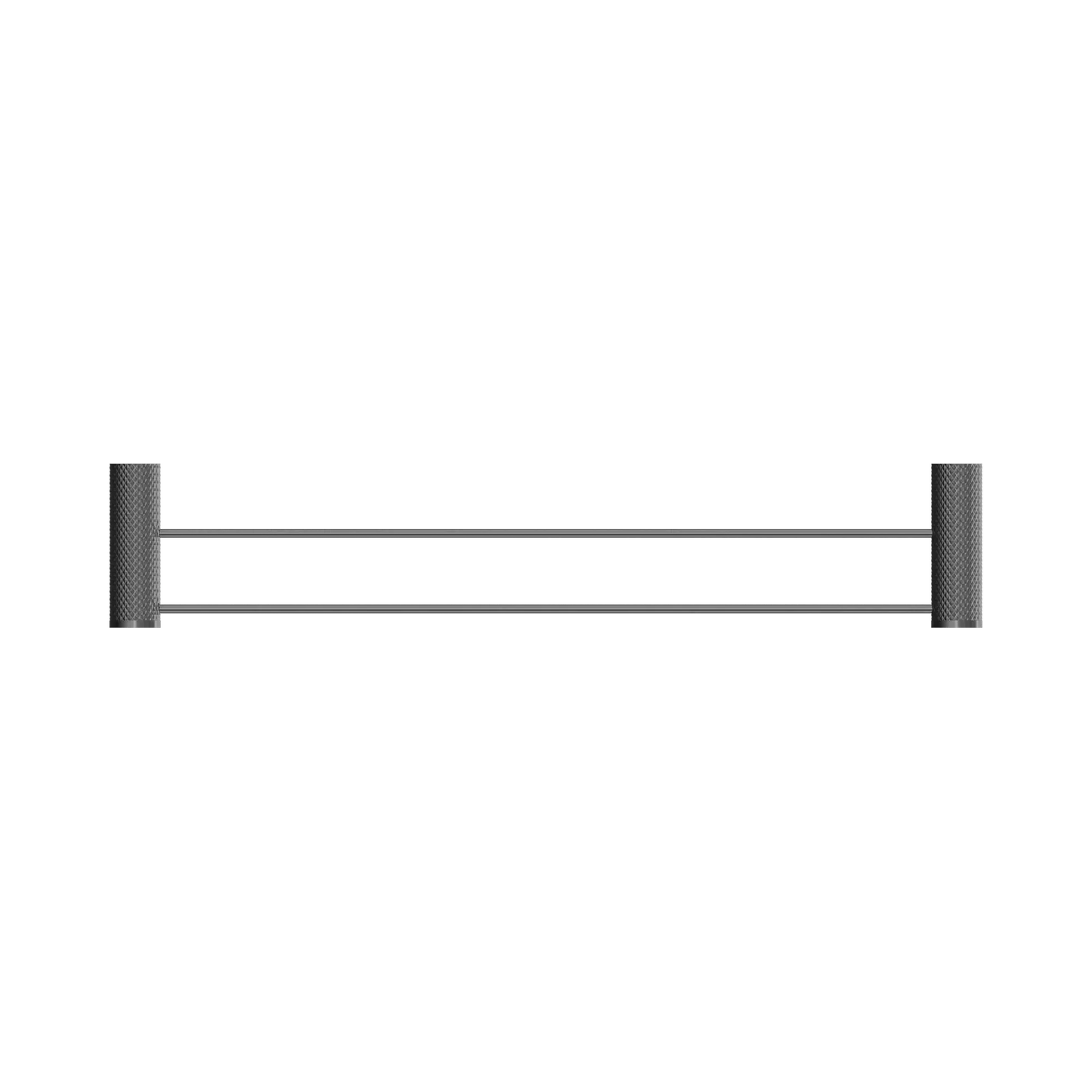 Opal Double Towel Rail 600mm Graphite