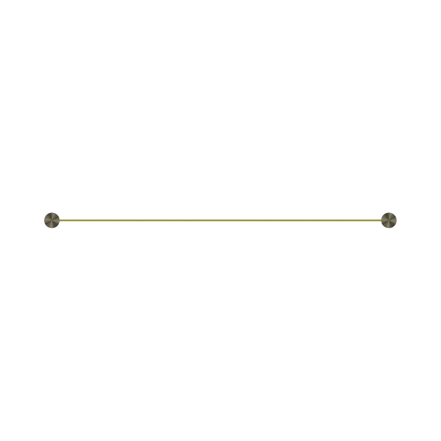 Opal Single Towel Rail 800mm Brushed Gold
