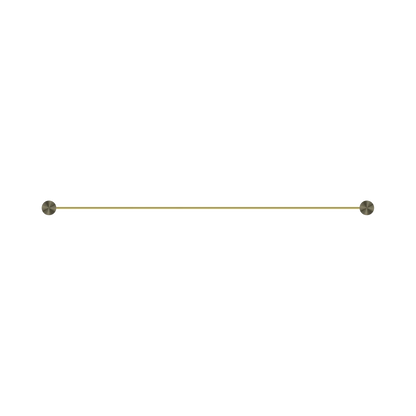 Opal Single Towel Rail 800mm Brushed Gold