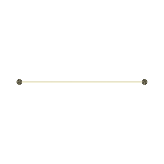 Opal Single Towel Rail 800mm Brushed Gold