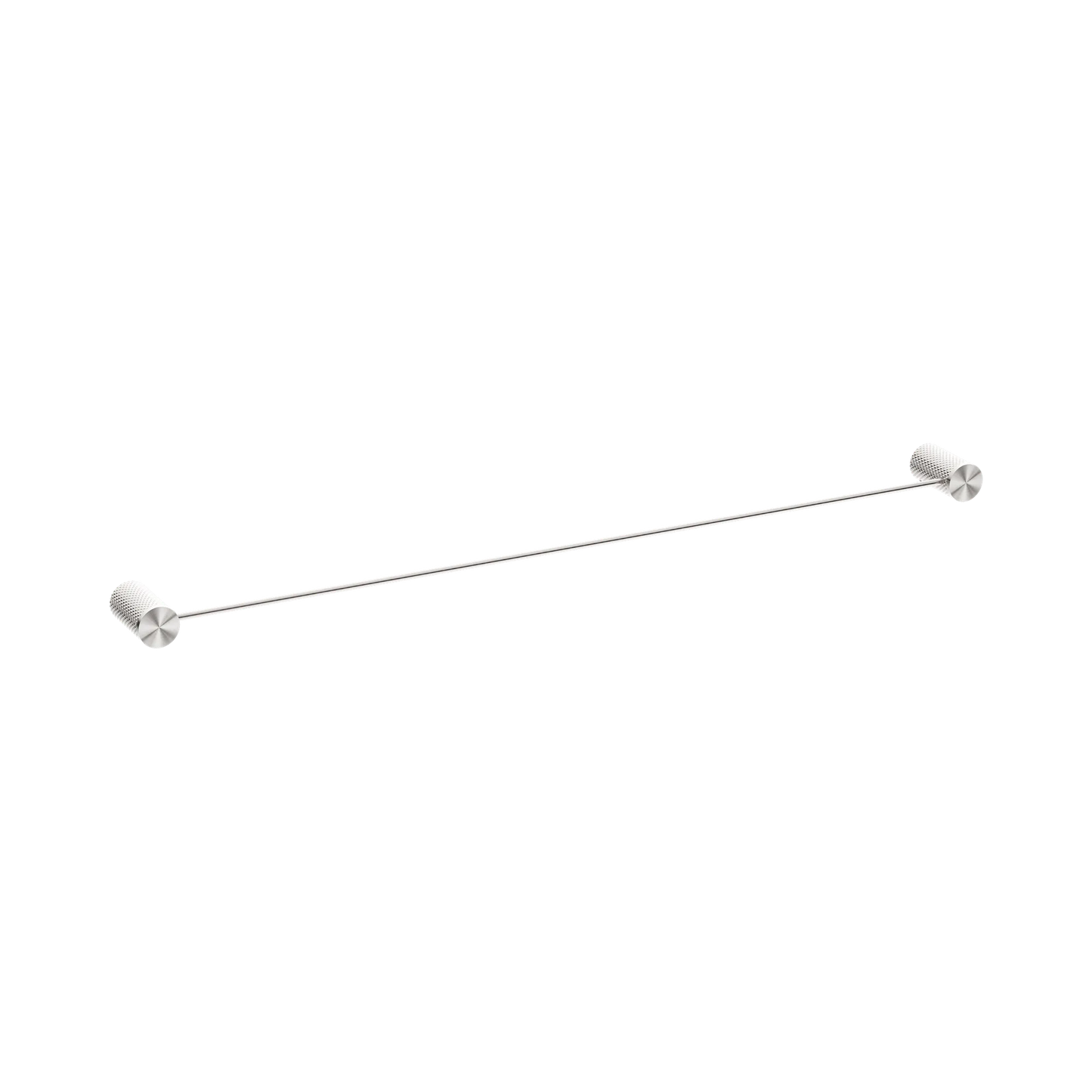 Opal Single Towel Rail 800mm Brushed Nickel