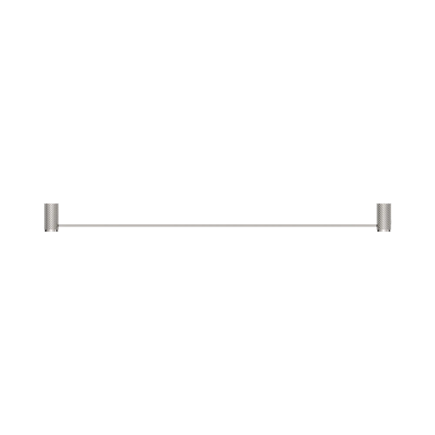 Opal Single Towel Rail 800mm Brushed Nickel