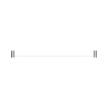 Opal Single Towel Rail 800mm Brushed Nickel