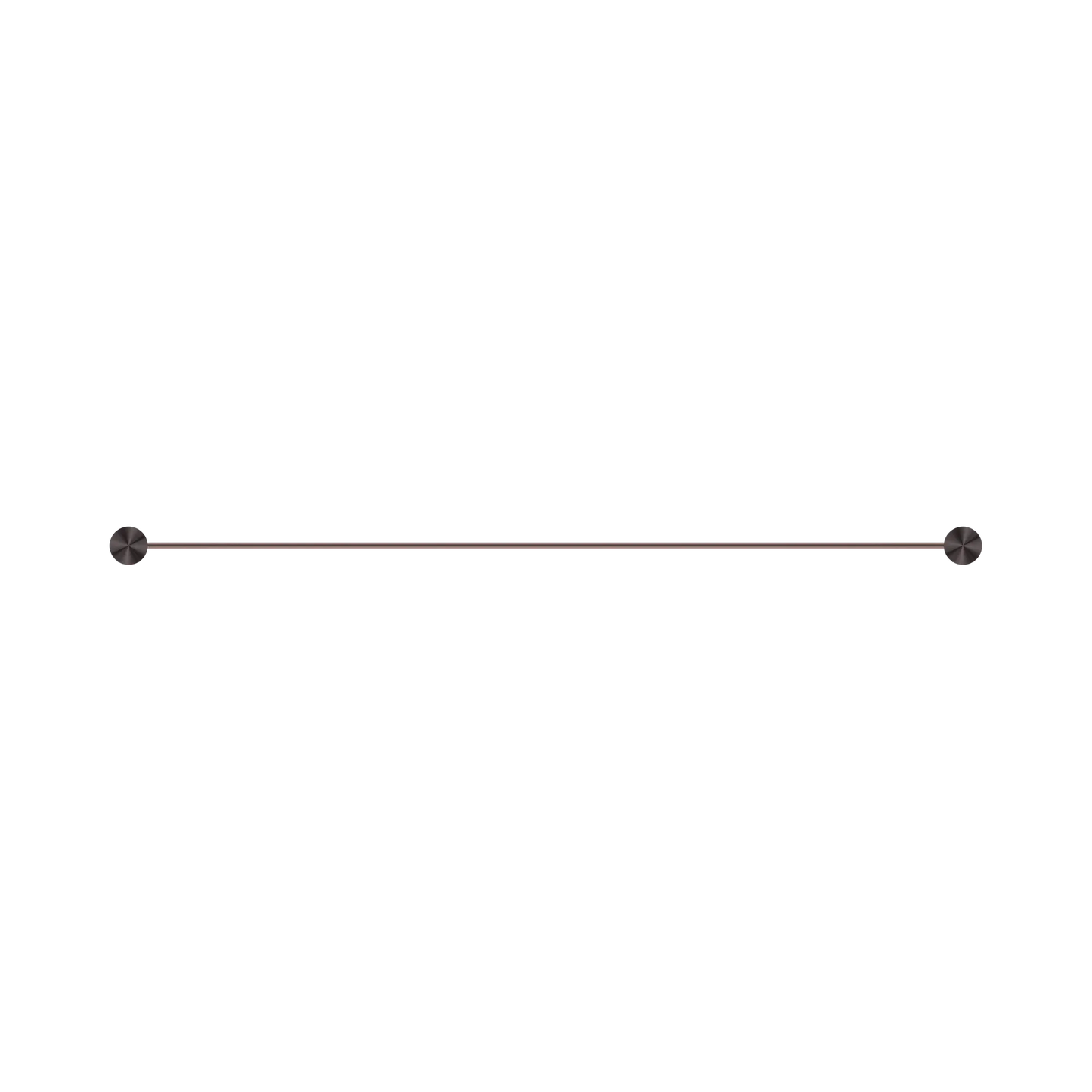 Opal Single Towel Rail 800mm Brushed Bronze