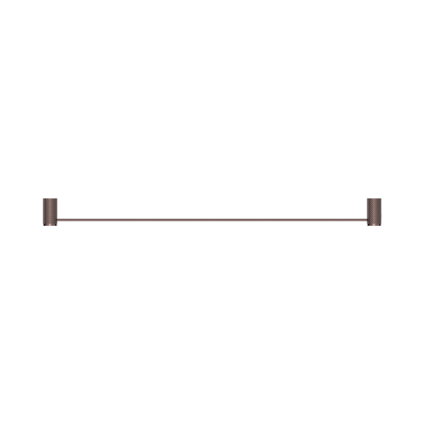 Opal Single Towel Rail 800mm Brushed Bronze