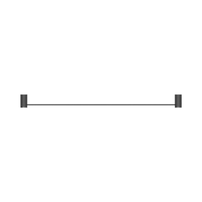 Opal Single Towel Rail 800mm Graphite