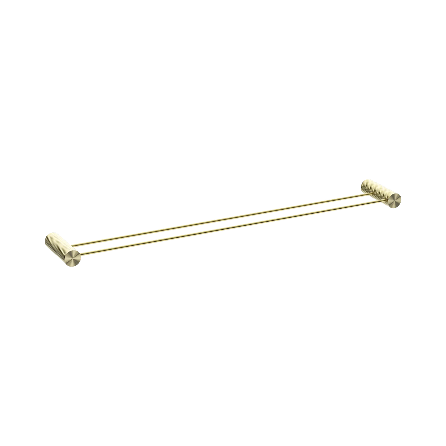 Opal Double Towel Rail 800mm Brushed Gold