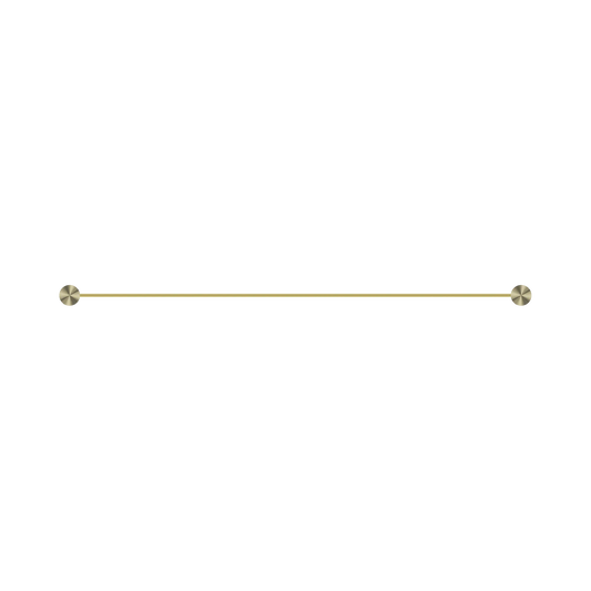 Opal Double Towel Rail 800mm Brushed Gold