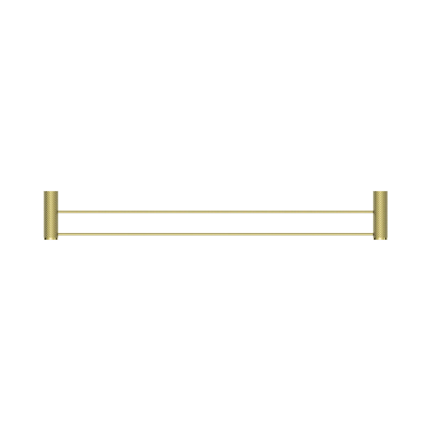 Opal Double Towel Rail 800mm Brushed Gold