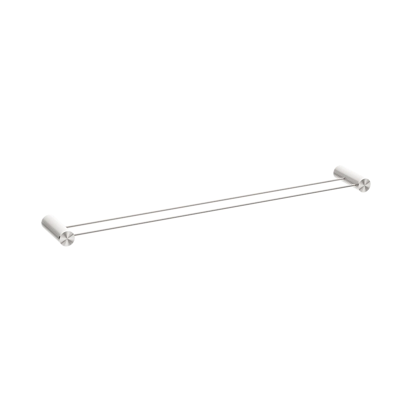Opal Double Towel Rail 800mm Brushed Nickel