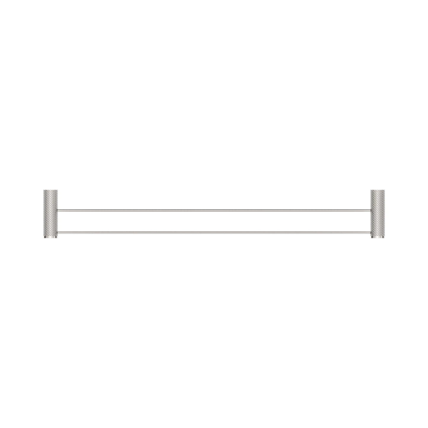 Opal Double Towel Rail 800mm Brushed Nickel