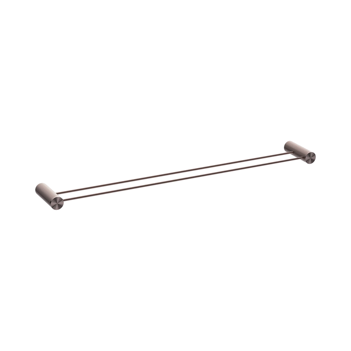 Opal Double Towel Rail 800mm Brushed Bronze