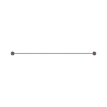 Opal Double Towel Rail 800mm Brushed Bronze