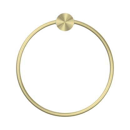 Opal Towel Ring Brushed Gold