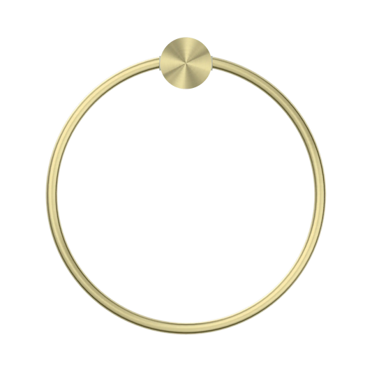 Opal Towel Ring Brushed Gold