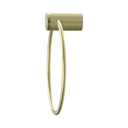 Opal Towel Ring Brushed Gold