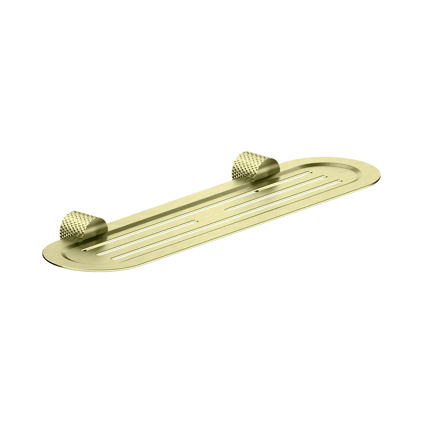 Opal Metal Shower Shelf Brushed Gold